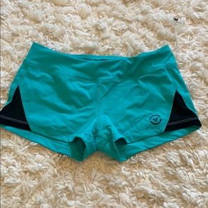 Teal Virus shorts